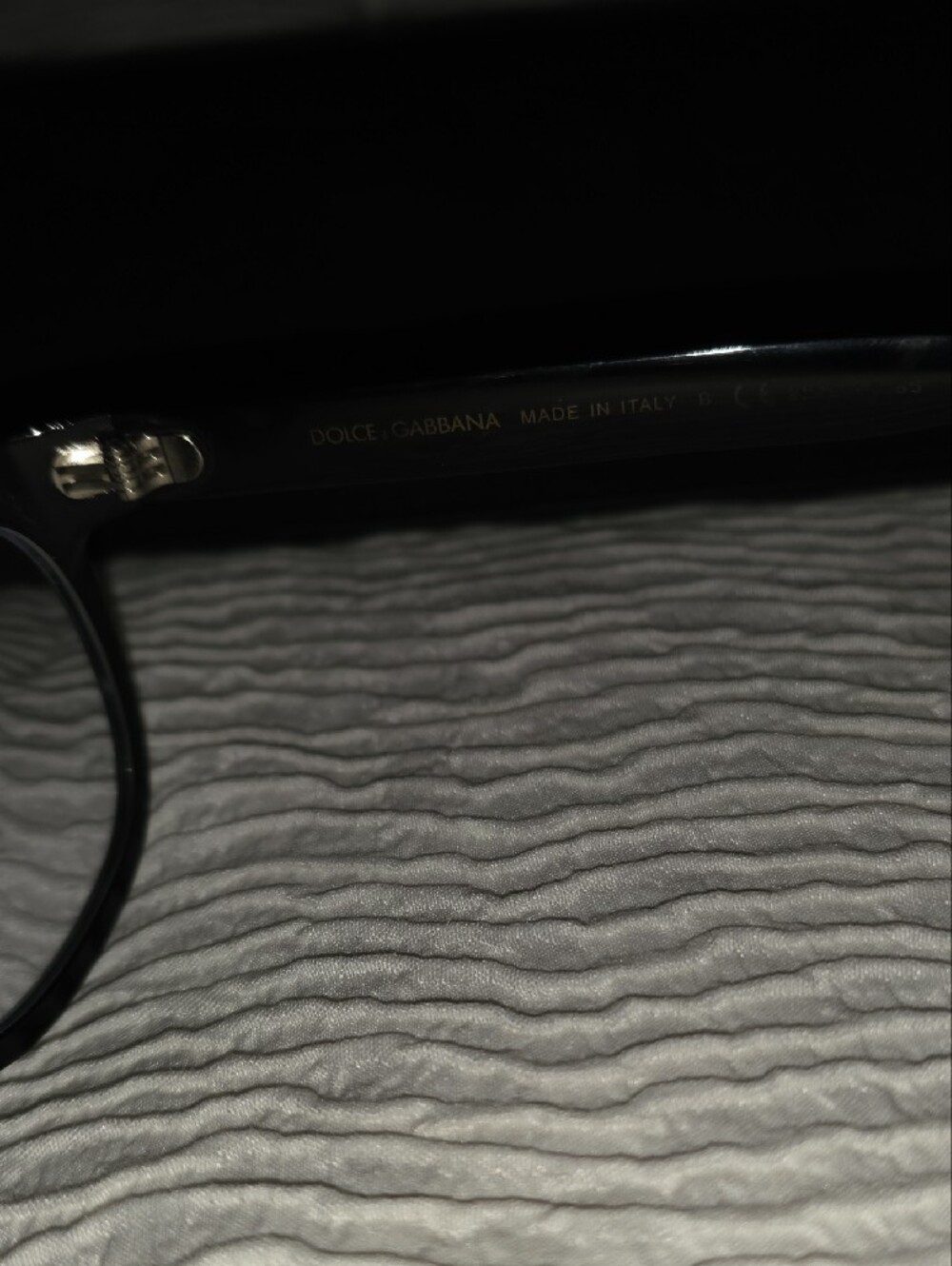 Dolce & Gabbana Black Men’s Eyeglass Frames with Case - Picture 2 of 11
